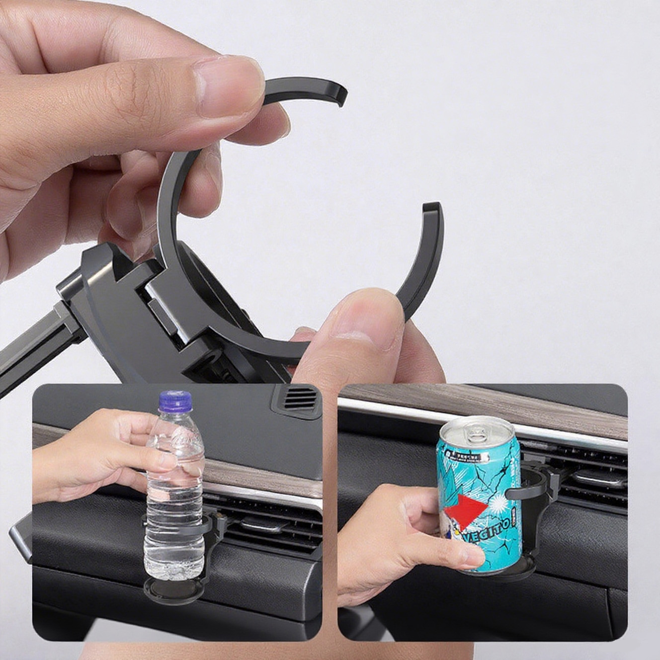 Multifunctional Car Cup Holder with Air Outlet, Ashtray Storage | BY-1626 | Yiwu Sibada
