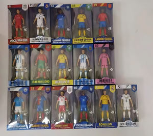 Figura de Acción de Estrella de Fútbol de 7 Pulgadas/Figura Coleccionable en Caja, Jugador de Fútbol Messi, Muñecos de Colección de Fútbol, Figura de Acción de Juguete - Product Image 1