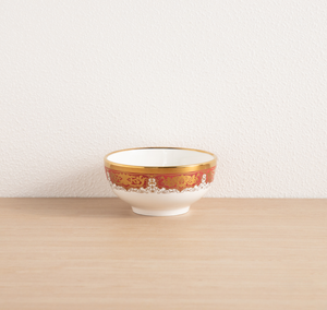 Factory Custom Brand Gold Rim Red Floral Eco-Friendly Porcelain Tableware Premium Banquet Dinner Set Bulk Gift Box Supply - Product Image 5