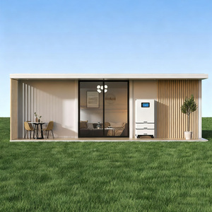 Güneş enerjili özel High-End prefabrik katlanabilir katlanır konteyner ev konfor kompakt mikro minik ev modüler yerden tasarruf 30m ² - Product Image 5