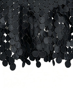 <span class=keywords><strong>SHENHE</strong></span> - Blusas sin mangas para mujer, transparentes, con diseño de lunares, asimétricas, estilo chaleco, para verano, color negro, tela Dobby pequeña - Product Image 5