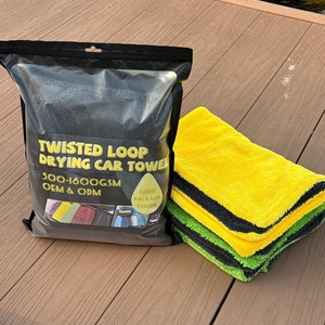 Fashion Compressed High Quality Twisted Loop Premium Detailing Microfiber Auto Cleaning Twisted Loop <b>Drying</b> <b>Towel</b> - Product Image 1