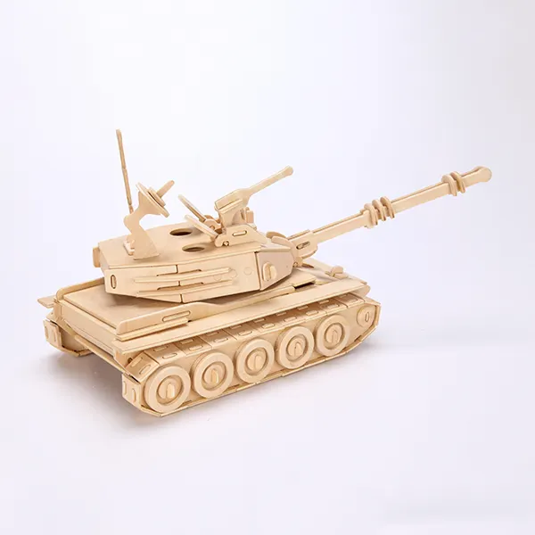 3D wooden DIY handmade model puzzles tank 3d tank puzzle 3d mechanical puzzle diy toys for kids