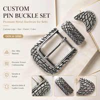 Boucles de ceinture western en alliage de zinc personnalisées en gros avec strass et cristaux pour hommes