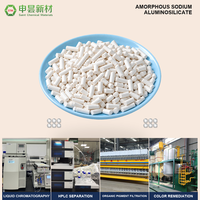 Support adsorbant en aluminosilicate de sodium amorphe de haute pureté, maille 60/80, pH neutre, pour la filtration des pigments organiques en phase liquide