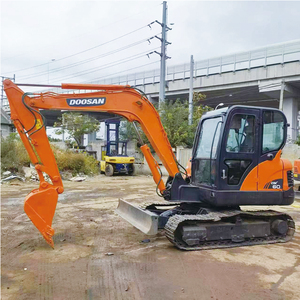 DX60 digunakan 6t Doosan hidrolik Crawler penggali Mini penggali mesin pompa Gearbox PLC Motor 2020 Model 0.21m kapasitas ember - Product Image 4