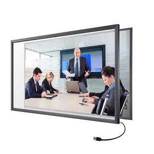DIY mirror booth magic mirror photo booth use 55 inches TV or monitor conversion frame 55 inch touch overlay IR sensor