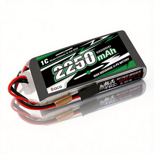 Batería LiPo Tattu 2250mAh 6.6V 2S 1C con Conector Futaba para Avión y Helicóptero RC, Venta al Por Mayor B2B - Product Image 2