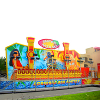 Manèges Crazy Wave de haute qualité, structure en acier durable, équipement de parc d'attractions extérieur, certificat CE pour parcs à thème et centres commerciaux