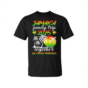 T-shirt Voyage en Famille à la Jamaïque 2025 – Ensemble, Nous Créons des Souvenirs – Chemise de Vacances - Product Image 2