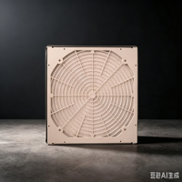 Ventilateur de refroidissement pour armoire en plastique avec filtre à air, joint d'étanchéité, résistant à la poussière et à l'humidité, pour boîtier de distribution d'énergie d'équipement d'automatisation