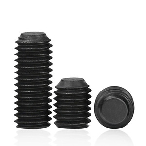 Yajin Flat End Set <b>Screw</b> DIN913 GB77 Grade 12.9 Headless Black Alloy Steel Construction Industry Use - Product Image 1