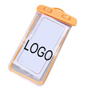Sac étanche fluorescent en PVC coloré pour téléphone portable à écran tactile transparent, imprimé UV et sérigraphié avec logo personnalisé - Product Image 1