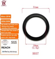 Hebillas Planas para Bolsas de Plástico, Anillos en D, Ajustador de Plástico, Anillo en O, Hebilla Triangular, Hebillas de Anillo en D de 39 mm para Bolsas