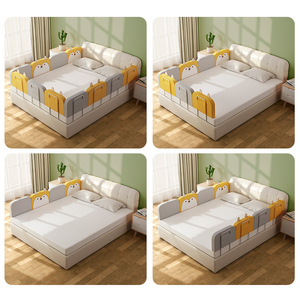 <span class=keywords><strong>Barriera</strong></span> di <span class=keywords><strong>protezione</strong></span> del <span class=keywords><strong>letto</strong></span> moderna di sicurezza del bambino regolabile, colore personalizzabile e Logo, adatto per la guida della culla - Product Image 3