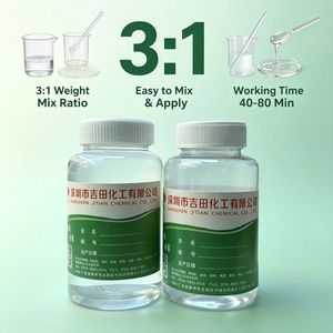 Résine époxy transparente JITIAN AB H0601, <span class=keywords><strong>colle</strong></span> <span class=keywords><strong>de</strong></span> doming cristalline dure pour <span class=keywords><strong>bijoux</strong></span>, badges métalliques, moulage et revêtement <span class=keywords><strong>de</strong></span> signalétique - Product Image 6