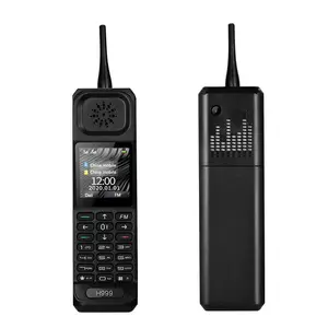 Klasik Saudara Telepon H999 Spot 1.54 Inch Mobile Power Retro Panjang Siaga Ponsel Bata