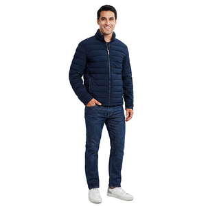 Veste matelassée légère à prix de gros, veste d'hiver rembourrée en duvet, veste en coton matelassée pour hommes - Product Image 1