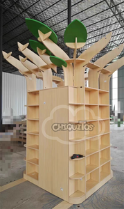 Libreria Contemporanea a Forma di Albero Chiquitos, Arredamento per Area Lettura, Scuola Materna, Scuola, Supermercato, Hotel, Libreria - Product Image 3