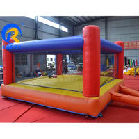 Château gonflable sur mesure pour jeux extérieurs, ring de boxe gonflable commercial avec souffleur