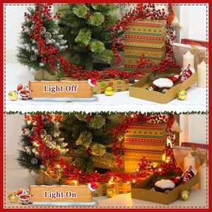 Guirnalda Navideña Artificial de PVC Ecológica Hecha a Mano 2026 con Luz LED para Decoración de Chimenea, Hogar y Tiendas de Regalos - Product Image 4