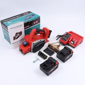 Kit de dégauchisseuse sans fil 21V avec 2 batteries 18V pour système Milwaukee M18, dégauchisseuse sans fil 82mm pour le travail du bois - Product Image 1