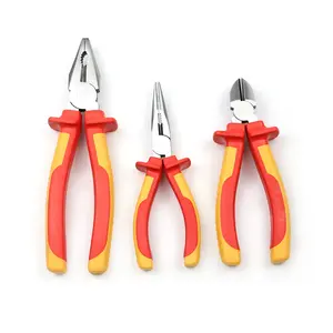 Domestic Electricity Prevention Insulated Long Nose Pliers
