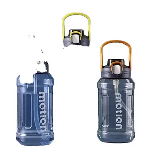 FREE SAMPLE Big Capacity Motivational large Drinking Jug Water Bottle with Time Marking for Sports and Gym