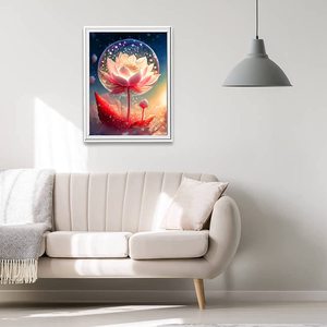 Kit <span class=keywords><strong>de</strong></span> <span class=keywords><strong>pintura</strong></span> <span class=keywords><strong>de</strong></span> diamante 5D DIY para adultos, bonito loto, Kit <span class=keywords><strong>de</strong></span> <span class=keywords><strong>pintura</strong></span> <span class=keywords><strong>de</strong></span> diamante para decoración <span class=keywords><strong>de</strong></span> la pared del hogar - Product Image 4