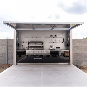 Luxo Modern Prefab <span class=keywords><strong>Modular</strong></span> Aço Inoxidável Outdoor <span class=keywords><strong>Kitchen</strong></span> Cabinet Set Cozinha pré-fabricada ao ar livre portátil - Product Image 5