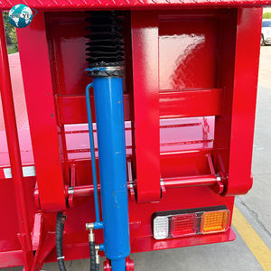 4 essieux 80 tonnes Conception de lit bas pour faciliter le chargement, le déchargement et le transport de conteneurs Semi-remorques à plateau bas - Product Image 5