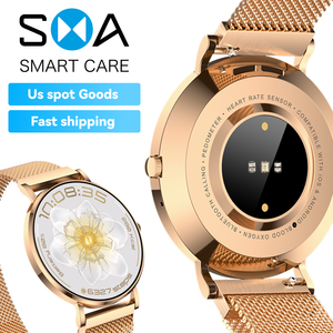 Montre connectée pour femmes avec livraison rapide aux États-Unis : style AM28, appels Bluetooth, fréquence cardiaque, idéale pour la course à pied, la <span class=keywords><strong>randonnée</strong></span> et la vie quotidienne - Product Image 2