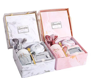 Marble coffee Ceramic Cup Gift Christmas Souvenir Birthday Banquet Gift Valentine's Day Wedding Gift Box <b>Set</b> - Product Image 1