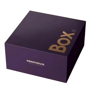 Lipack定制标志豪华磁性礼品盒黑色折叠硬质硬纸板纸盒 - Product Image 3