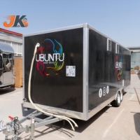 Nouveau type de camion de restauration rapide mobile avec construction en acier inoxydable pour le café, les burgers, les frites, la crème glacée et la restauration BBQ