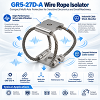 Offre Spéciale Gr5-27D-A Isolateur de vibrations pour cinéma, Stabilisateur de cardan pour photographie aérienne, Amortisseur de chocs, Isolation pour grues et caméras