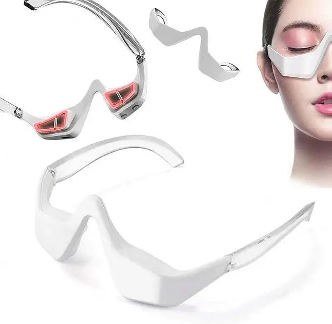 3D Ems לעיסוי מיקרו זרם טיפול באור אדום לעיסוי עיניים Led Ems עיניים לעיסוי עיניים ופנים מפחיתים נפיחות