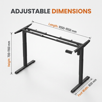 Support de table à quatre colonnes AOR en acier laminé à froid, double moteur, double section inversée, vente en gros d'usine