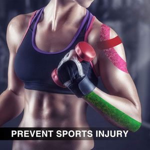 <span class=keywords><strong>Cinta</strong></span> de kinesiología Rosa + blanca personalizada, <span class=keywords><strong>cinta</strong></span> deportiva atlética elástica de Corte libre de látex terapéutico <span class=keywords><strong>para</strong></span> fútbol, baloncesto, tobillera - Product Image 3