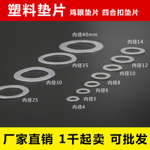 Rebacca <b>Plastic</b> Gasket Round For Shoe Eyelets Part Number <b>Plastic</b> Gasket - Product Image 3