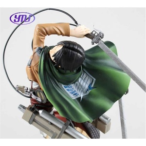 Figura de Acción de 25CM del Capitán Levi de Ataque a los Titanes, Versión de Batalla, Modelo de PVC, Juguete Coleccionable para Regalo - Product Image 5