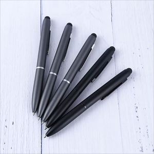 Custom <b>Retractable</b> Universal Metal Ballpoint <b>Pens</b>-Customizable Logo Slim Signature Design Black/Multi-Colored Ink 0.5-1.0mm - Product Image 3