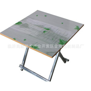 Table pliante Jinhai Packaging 70x70 cm en bois massif, design minimaliste pour extérieur - Product Image 4