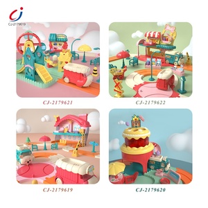 Chengji High Speed Electric Rail <strong>Car</strong> Racing Game Slot Track Racer Toy Cartoon <strong>Town</strong> Educational <strong>Car</strong> Toy with Puzzle Track - Product Image 6