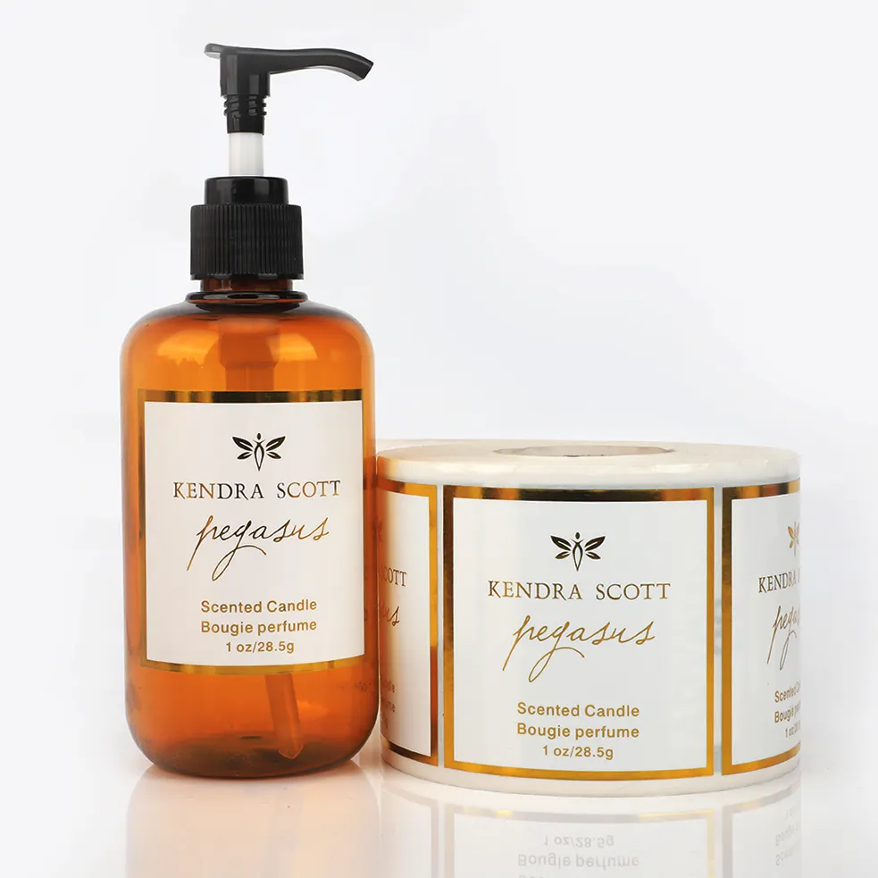 Desenho shampoo de marca própria adesivos e etiquetas para garrafas de crescimento de cabelo de alta qualidade novo adesivo de vinil à prova d'água personalizado