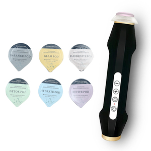 Stylo à bulles d'oxygène CO2 ultraconique portatif pour le rajeunissement de la peau, exfoliant, pour usage domestique, rechargeable, avec capsules - Product Image 5