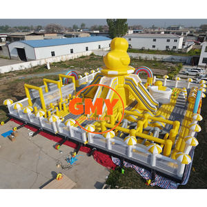 GMY Inflables Globo de colores <span class=keywords><strong>Arena</strong></span> inflable gigante con obstáculo Castillos Hinchables Niños Parque infantil Interior Exterior - Product Image 4