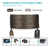 Kabel Ekstensi USB 2.0 Tipe A Male ke Female dengan Repeater Aktif