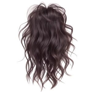 Peluca voluminosa con clip, estilo moño asiático, cabello sintético resistente al calor, para peinados recogidos, realista, para cualquier forma de rostro. - Product Image 1
