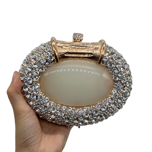 Pochette de Soirée de Luxe à Strass <span class=keywords><strong>pour</strong></span> Femme, Mini <span class=keywords><strong>Sac</strong></span> à Main <span class=keywords><strong>pour</strong></span> Fête ou <span class=keywords><strong>Mariage</strong></span> - Product Image 6